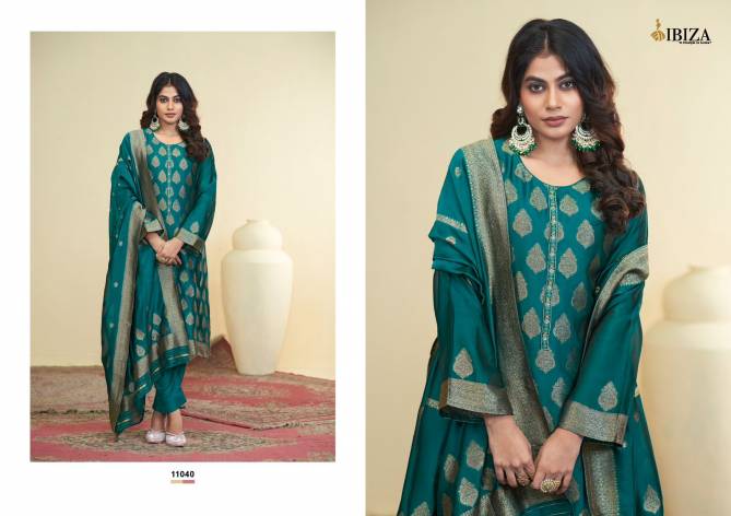 Dastoor By Ibiza Banglory Silk jacquard Designer Suit Wholesale Shop in Surat